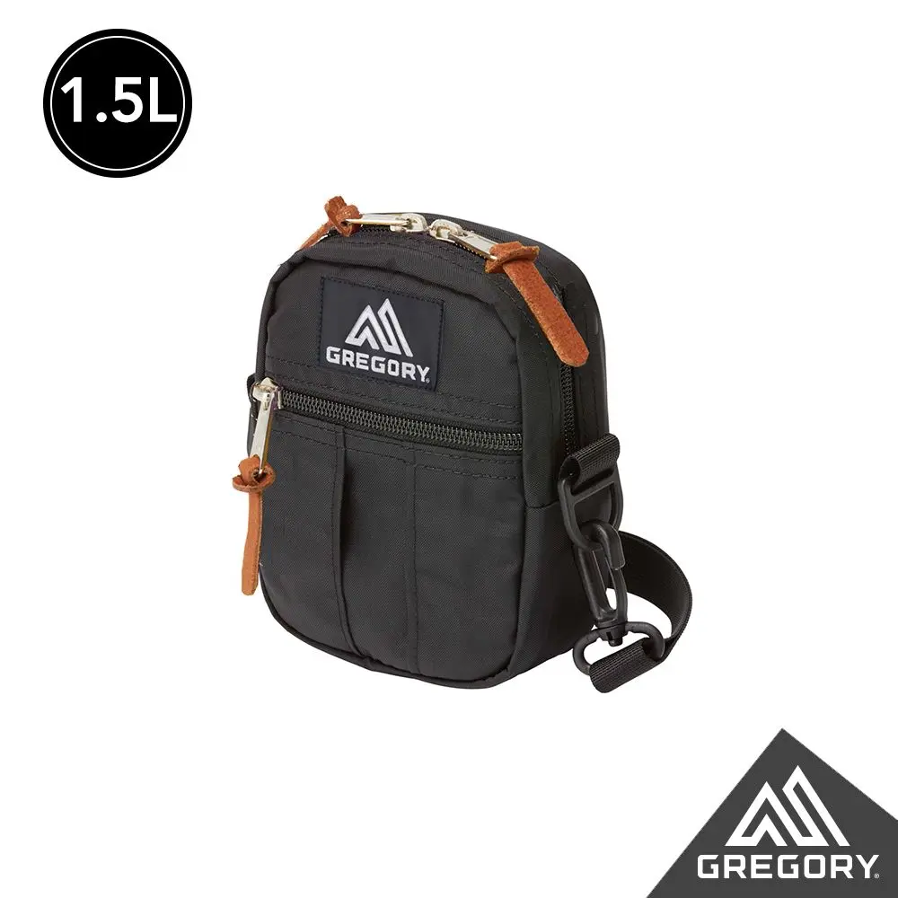 GREGORY 1.5L Quick Pocket斜背包/ 黑