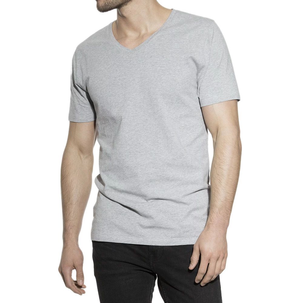 Bread & Boxers V-Neck 有機棉男用V領T/ 灰/ XS