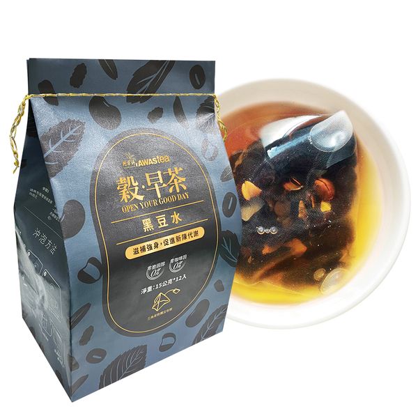 阿華師穀．早茶黑豆水/ 15g*12入/袋