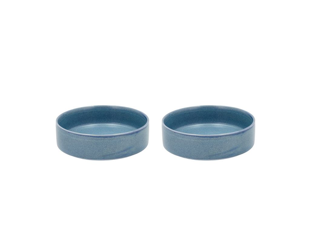 丹麥 VILLA COLLECTION 粗陶碗碟/ 霧藍/ 450ml