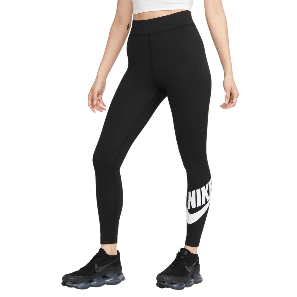 【NIKE】NIKE AS W NSW NK CLSC GX HR TIGHT F 長褲/黑色/女款-DV7792010/ 黑 L