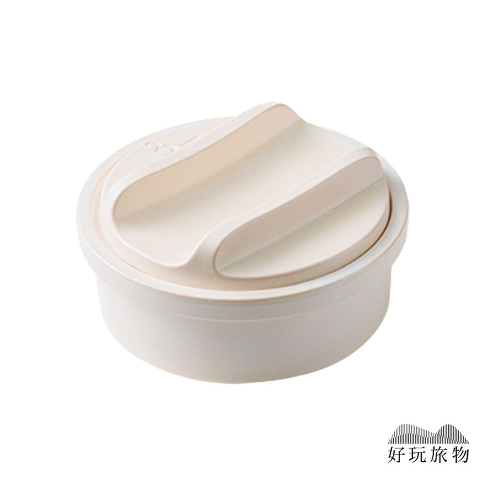 【好玩旅物】日本製職人手作露營居家兩用燉煮小陶鍋/ 白色