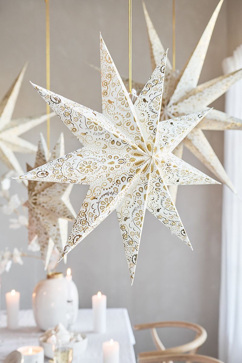 PIP STUDIO Royal Winter White 紙星星60cm 