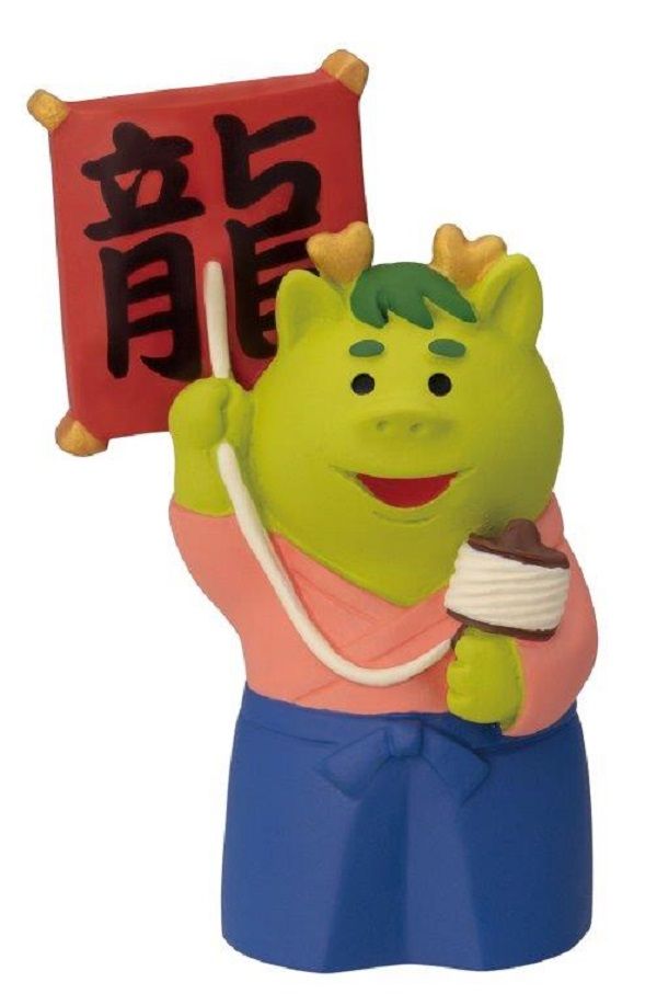 日本 DECOLE Concombre 龍年系列公仔/ 小龍放風箏