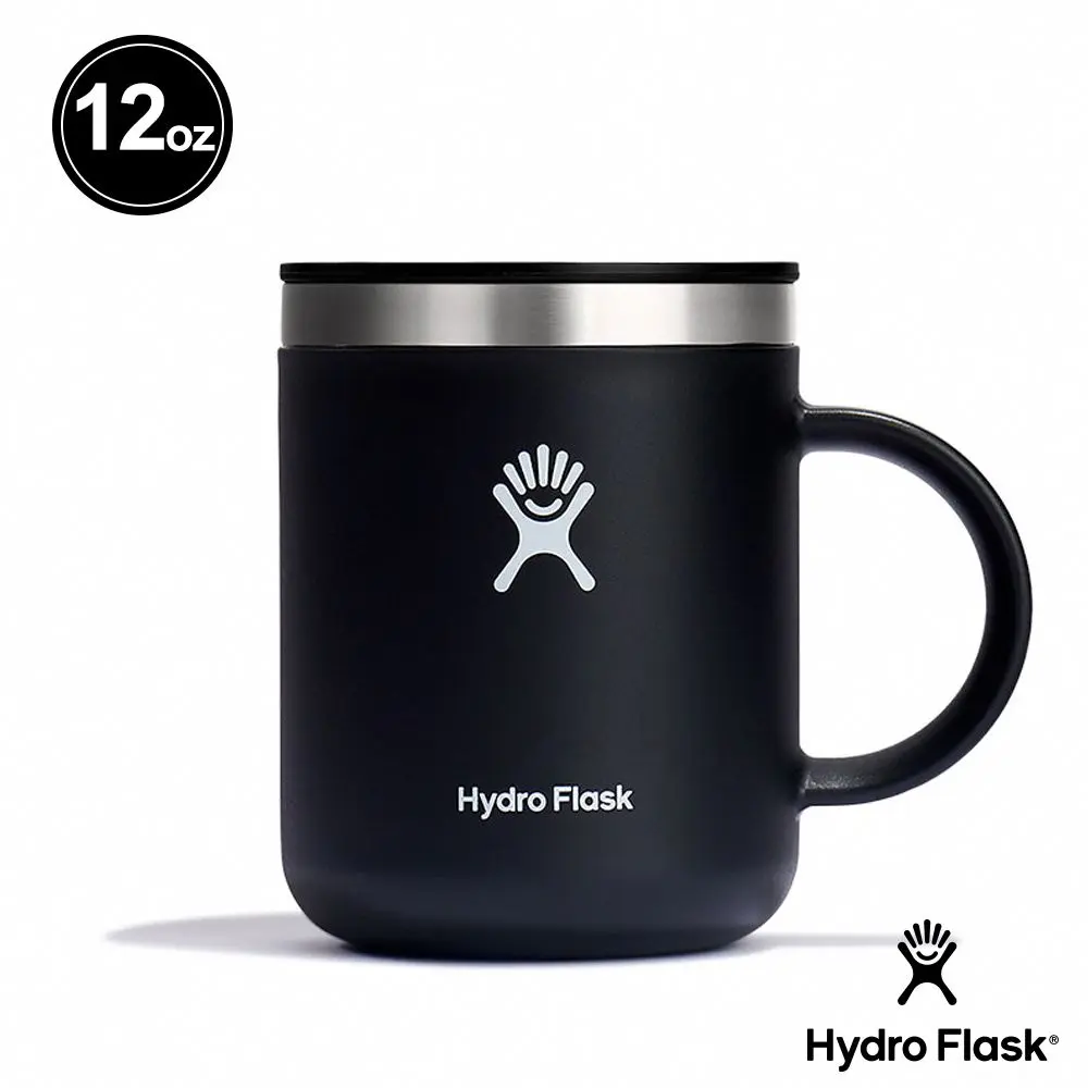 Hydro Flask 12oz保溫馬克杯/ 時尚黑