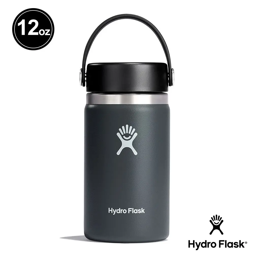 Hydro Flask 12oz寬口真空保溫鋼瓶/ 石板灰