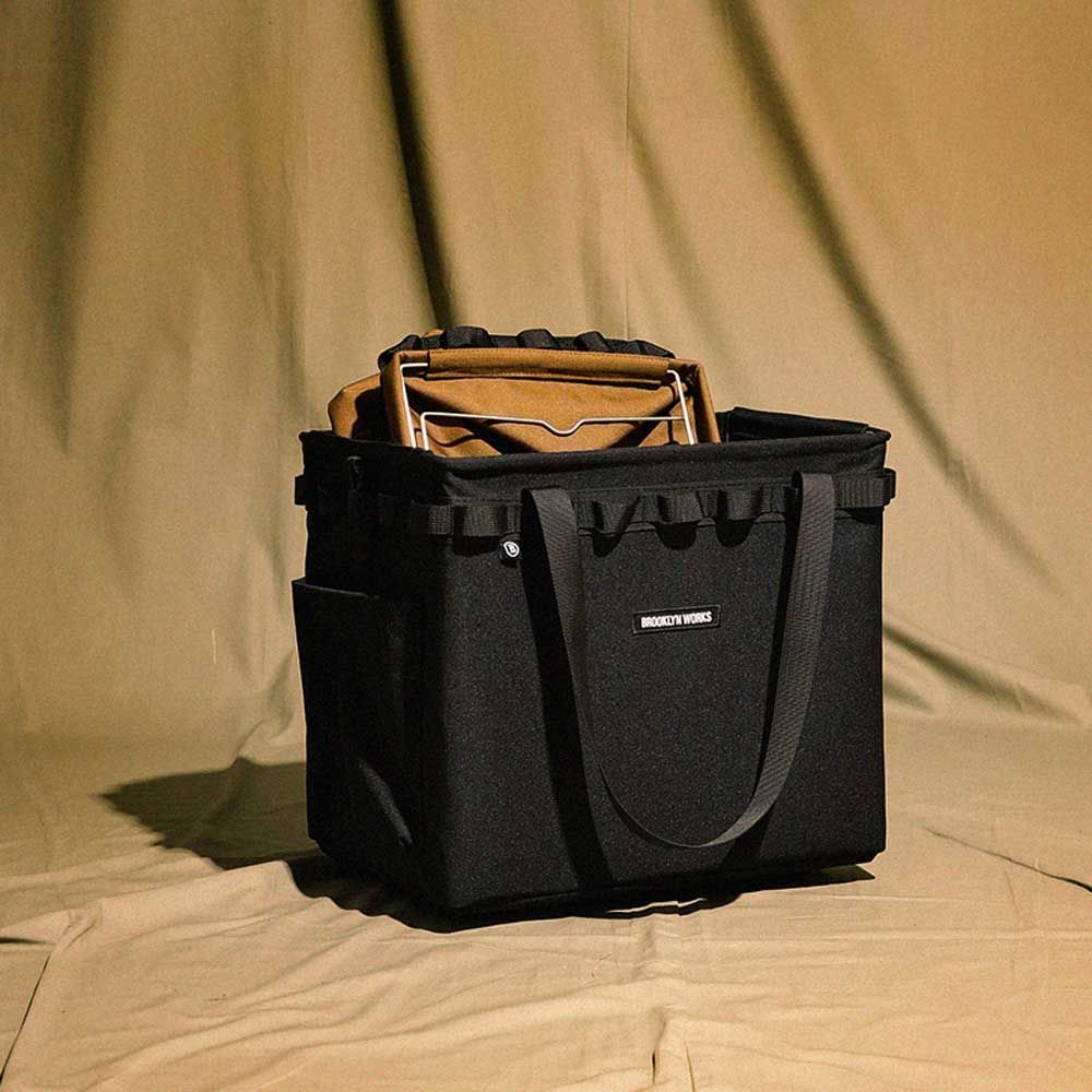 BROOKLYNWORKS 鋼架收納袋 (FRAME BAG)-黑色