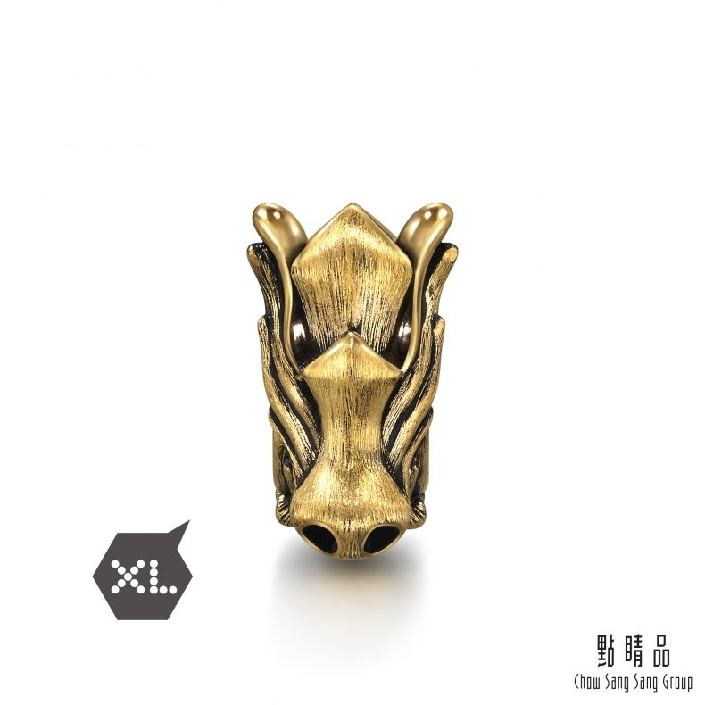 點睛品 Charme XL 霸氣神龍 黃金串珠
