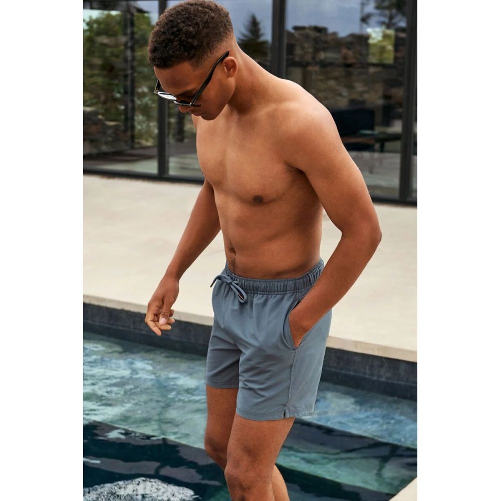 Bread & Boxers Swim Trunk 吸濕快乾短褲/ 煙灰藍/ M
