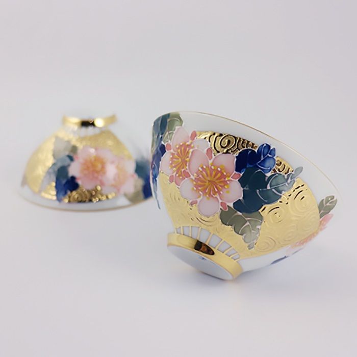 廣結善緣-桃花牡丹-大飲對杯
