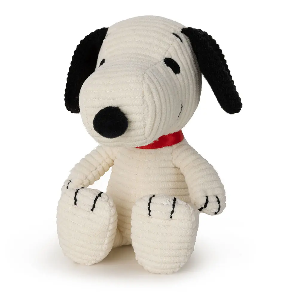 荷蘭BON TON TOYS Snoopy史努比燈芯絨填充玩偶/ 奶油/ 12cm