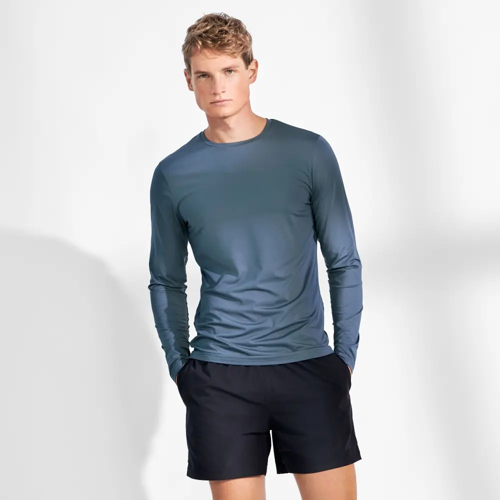 Bread & Boxers Long-Sleeve Active 長袖經典圓領速乾除臭T/ 獵戶座青/ M