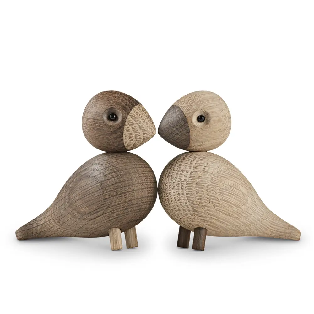北歐櫥窗/Kay Bojesen Lovebirds 木頭愛情對鳥