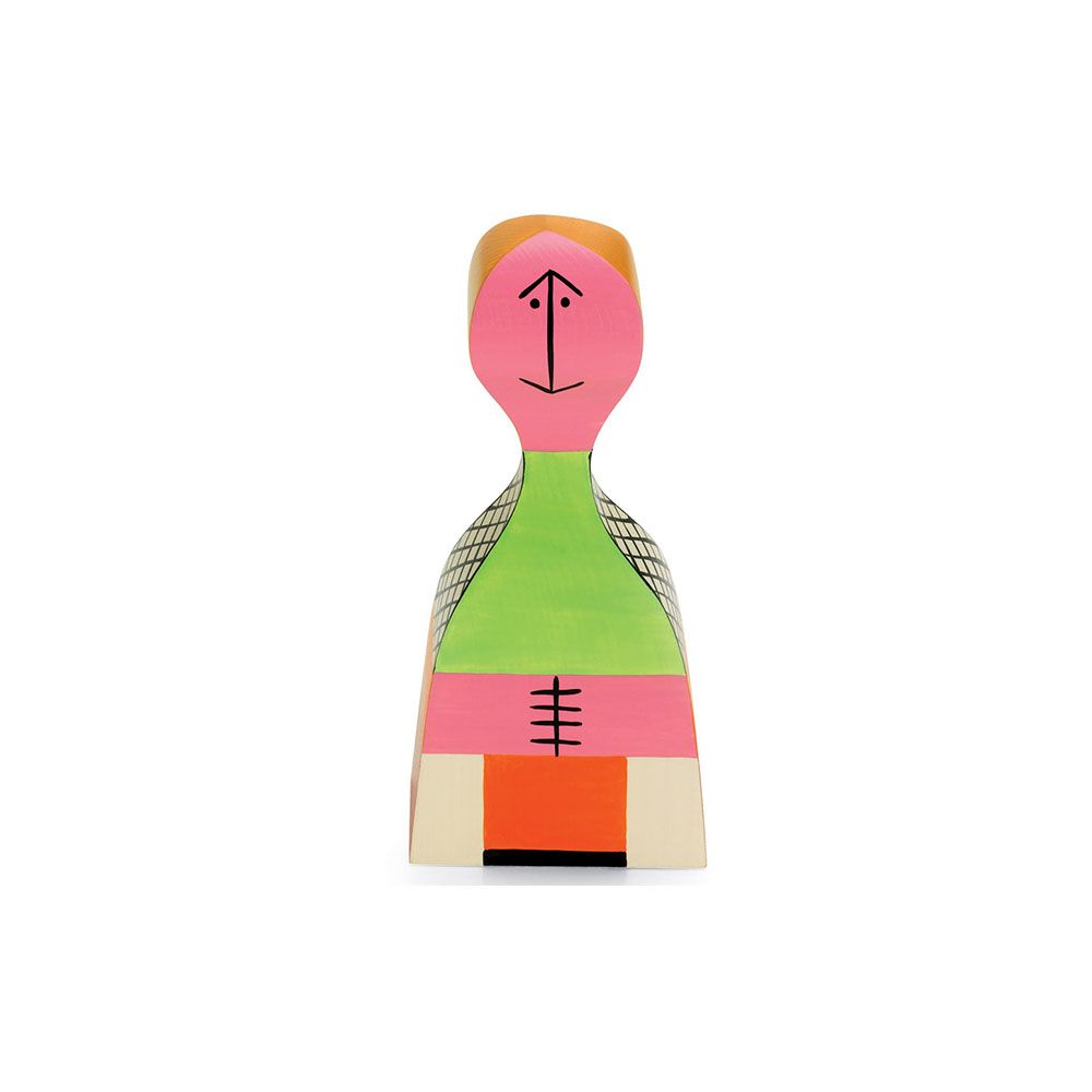 北歐櫥窗/Vitra Wooden Doll 手繪常民藝術木偶 No.19