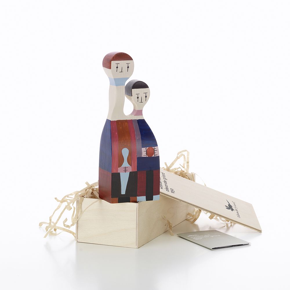 北歐櫥窗/Vitra Wooden Doll 手繪常民藝術木偶 No.11