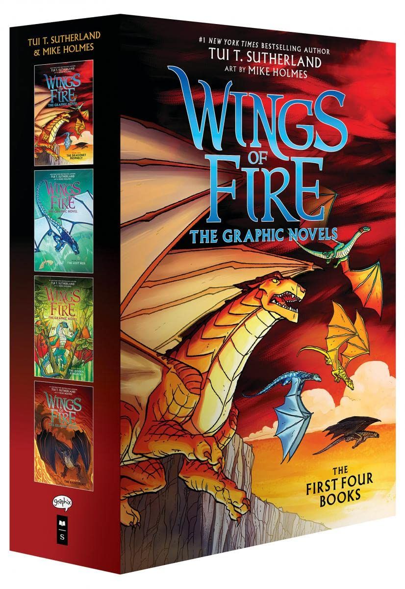 Wings of Fire 1-4: A Graphic Novel Box Set (4冊合售)
