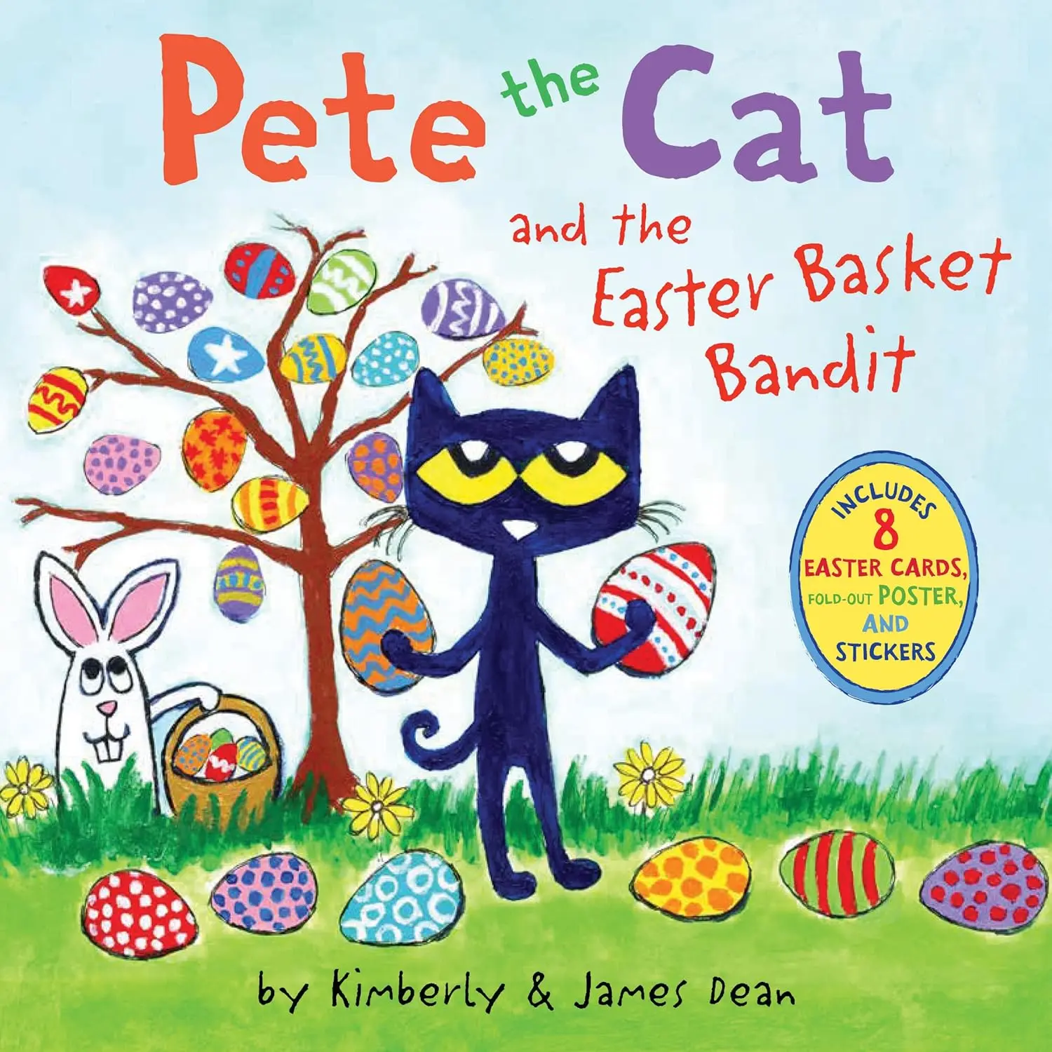 Pete the Cat and the Easter Basket Bandit (+Poster/Stickers/Easter Cards)