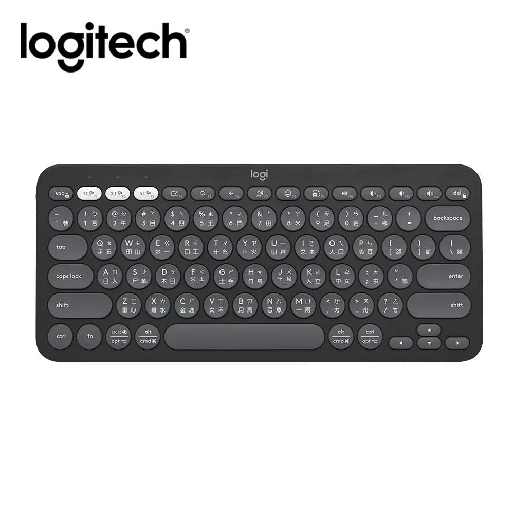 logitech 羅技 K380s跨平台藍牙鍵盤/ 石墨灰