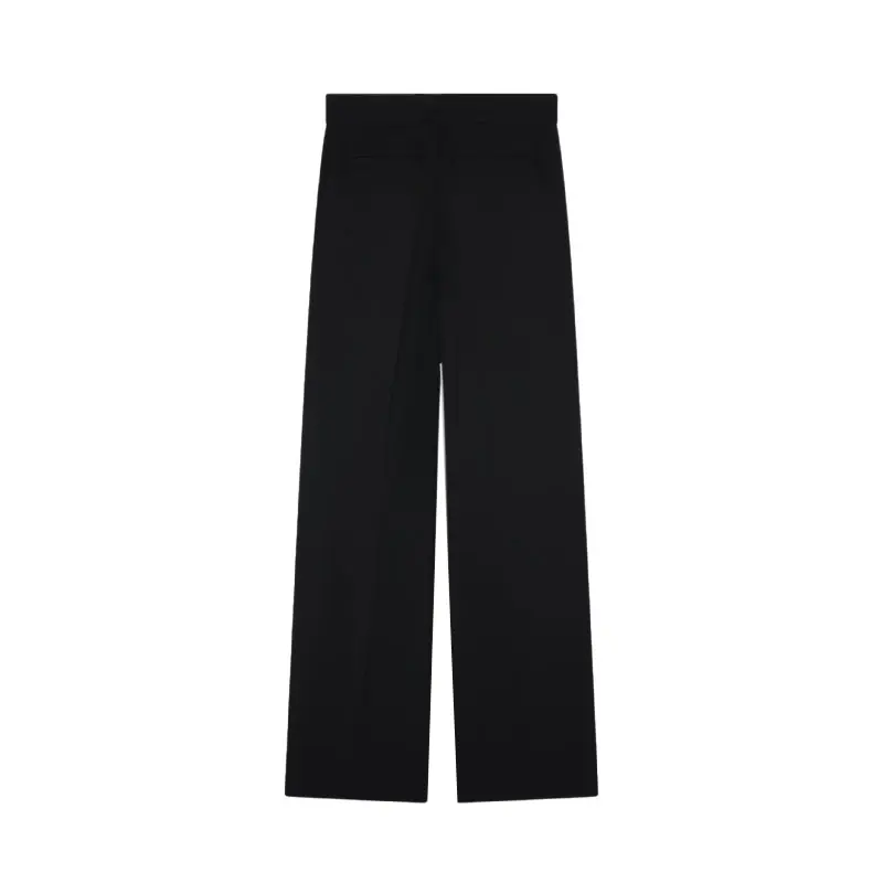 MAISON KITSUNÉ 黑色西裝直筒褲/女裝/ 38