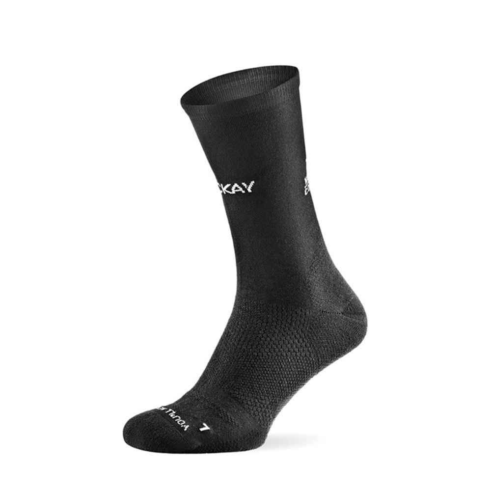 【ROCKAY】Norrebor 高透氣網眼足弓機能襪 - Black/ L
