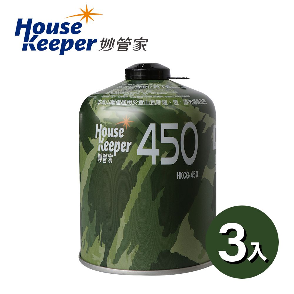 【妙管家】 高山瓦斯罐 450gHKCG-450 3入組
