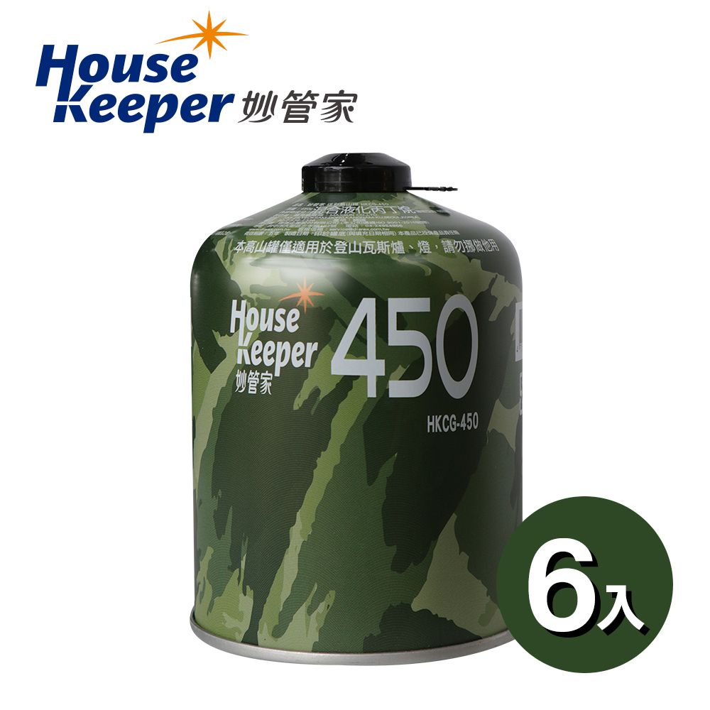 【妙管家】 高山瓦斯罐 450gHKCG-450 6入組