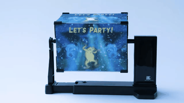 日本 GRAPAC 動動明信片/ 鳥獸戲畫/ Let's Party