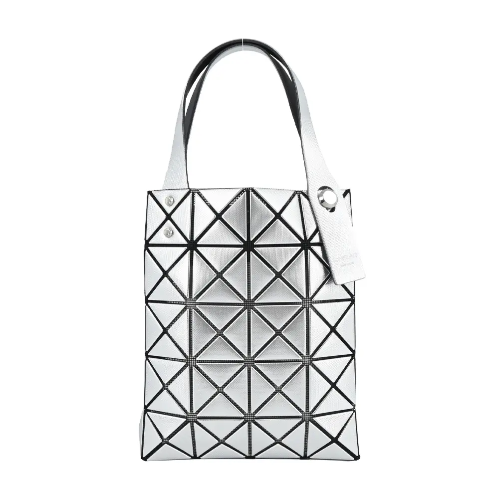 ISSEY MIYAKE 三宅一生 BAOBAO5X4白金箱型迷你手提包(多色選)/平行輸入/ 銀