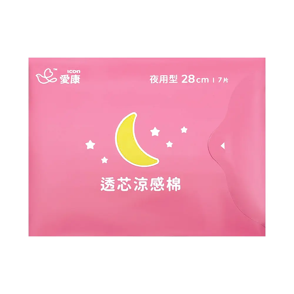 愛康 透芯涼感棉-夜用型(28cm)*12包