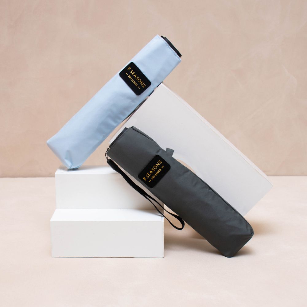 雨天必備➤F-SEASONS極致撥水扁型手開傘