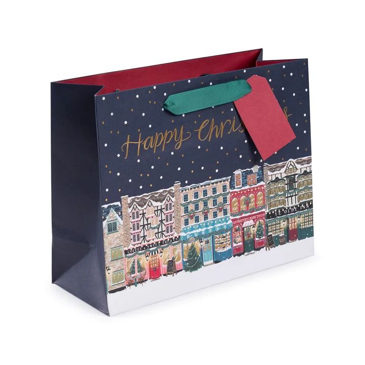 英國 ART FILE 聖誕提袋/ St. Nicholas Street/ Landscape