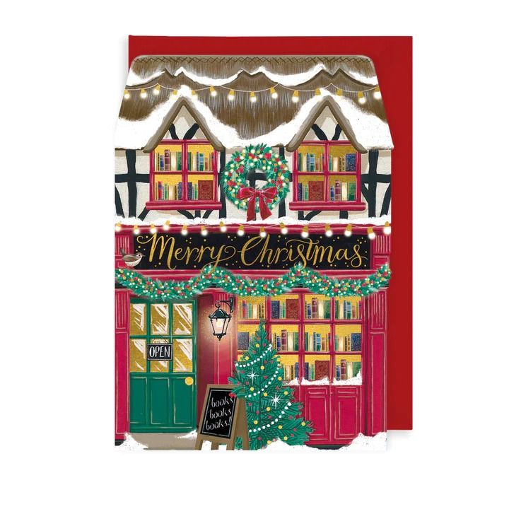 英國 ART FILE 聖誕卡/ St. Nicholas Street/ NSX07