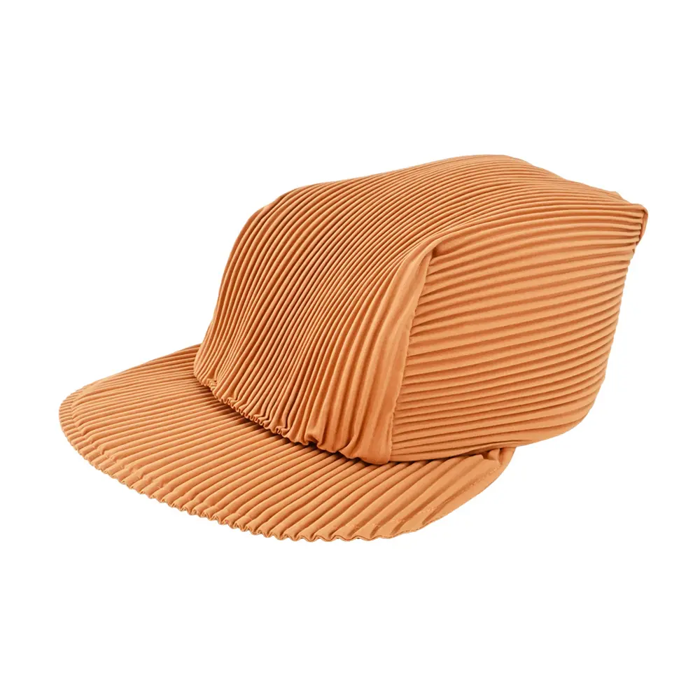 ISSEY MIYAKE 三宅一生 PLEATS PLEASE褶紋鴨舌帽-棕/平行輸入