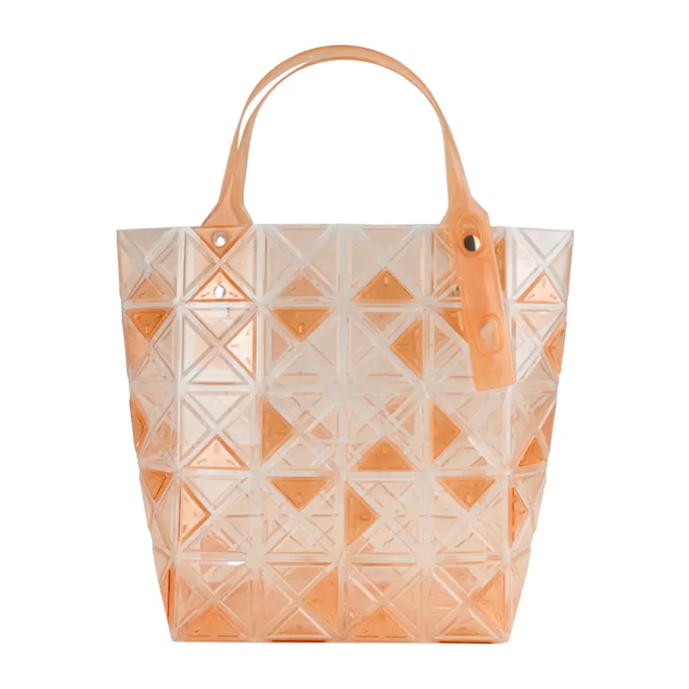 ISSEY MIYAKE 三宅一生 BOA BOA DAZZLE 5x6透明手提袋-澄/平行輸入