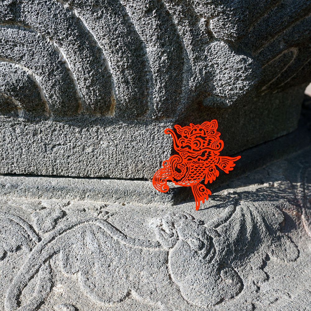 DOSEE麥麥大節慶金屬書籤/ 魚躍龍門/ 紅