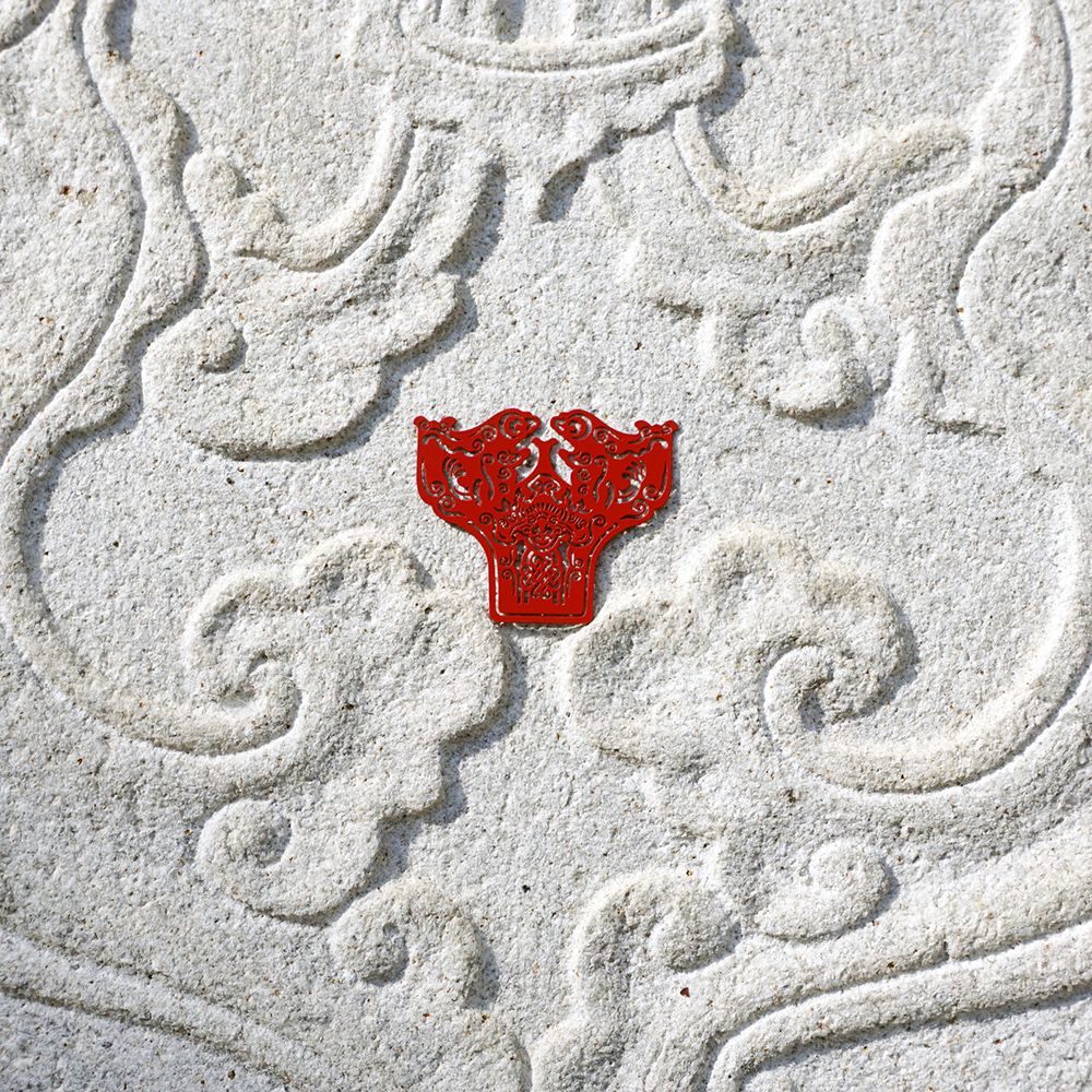 DOSEE麥麥大節慶金屬書籤/ 螭龍賜福/ 紅