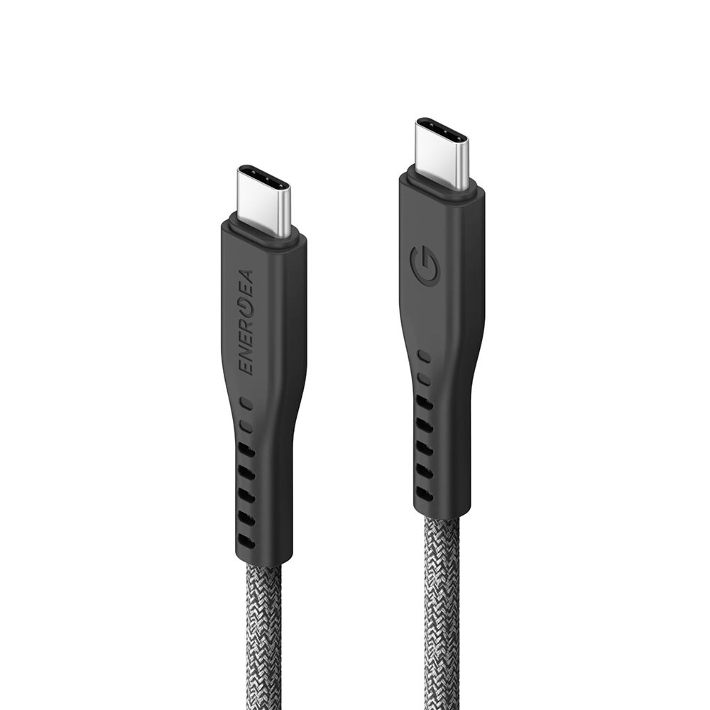 ENERGEA  Flow 快充傳輸線 USB-C to USB-C 黑色