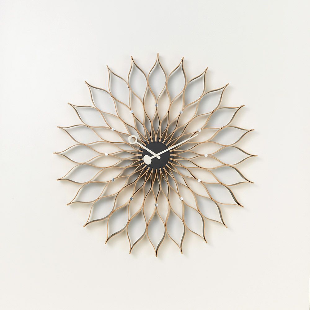 北歐櫥窗/Vitra Sunflower Clock 旭日花掛鐘 (金)