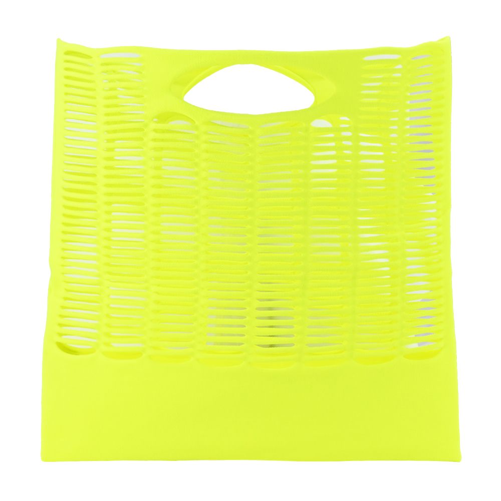 ISSEY MIYAKE 三宅一生  GG系列 MOKKO 手提袋-中/多色選/平行輸入/ 霓虹黃