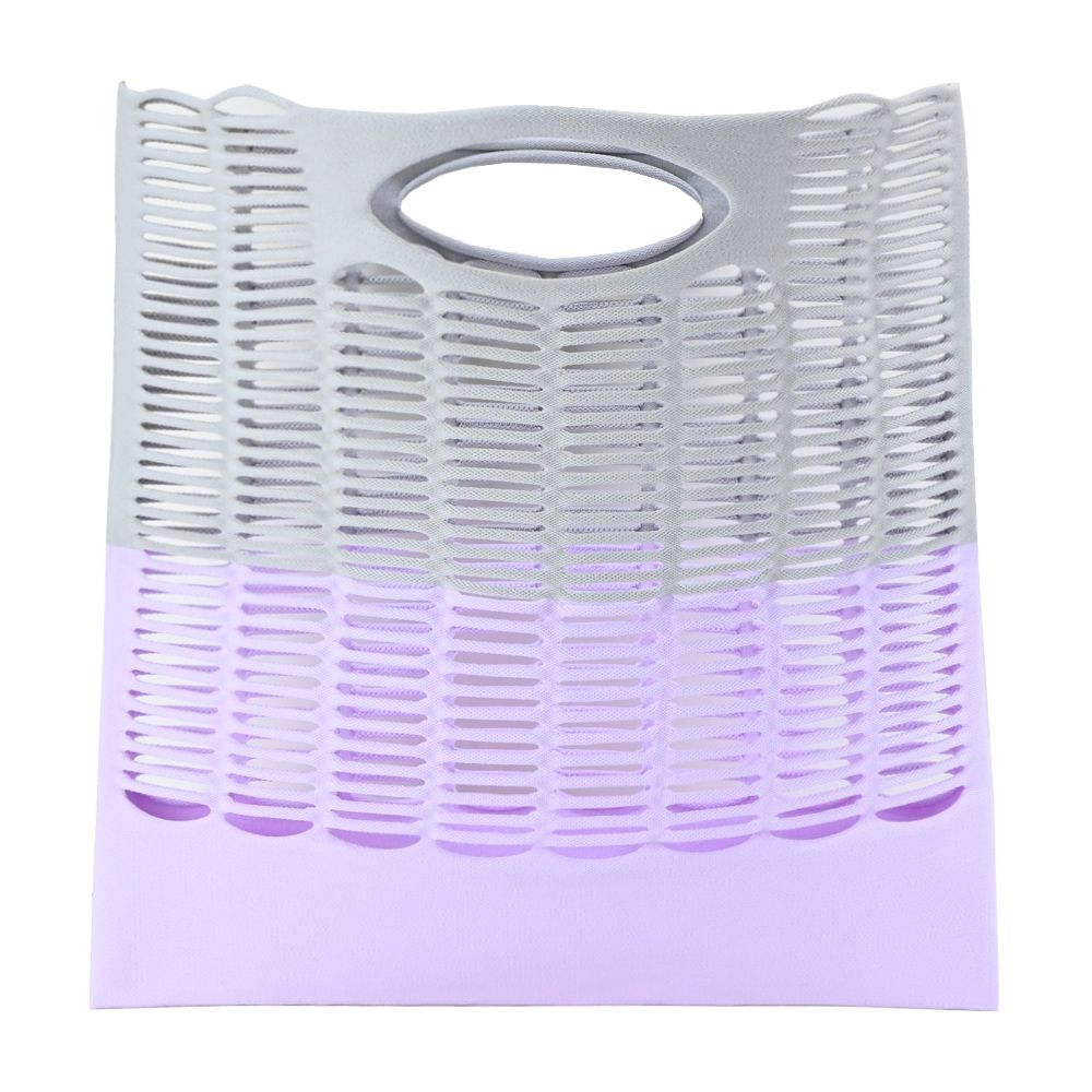ISSEY MIYAKE 三宅一生  GG系列 MOKKO 撞色手提袋/多色選/平行輸入/ 淺灰x薰衣草紫