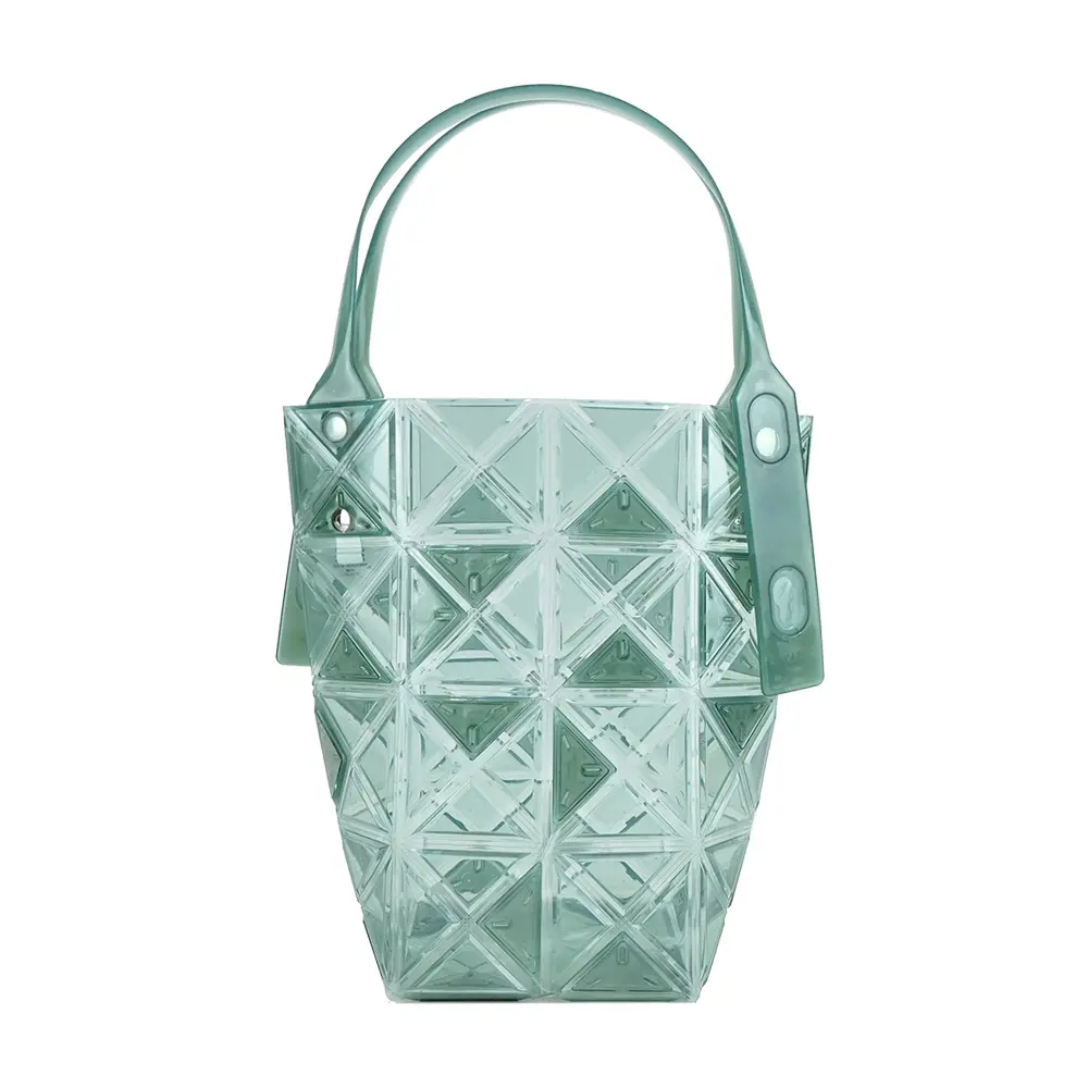 ISSEY MIYAKE 三宅一生 BAOBAO DAZZLE 4x4透明手提袋(多色選)/平行輸入/ 綠