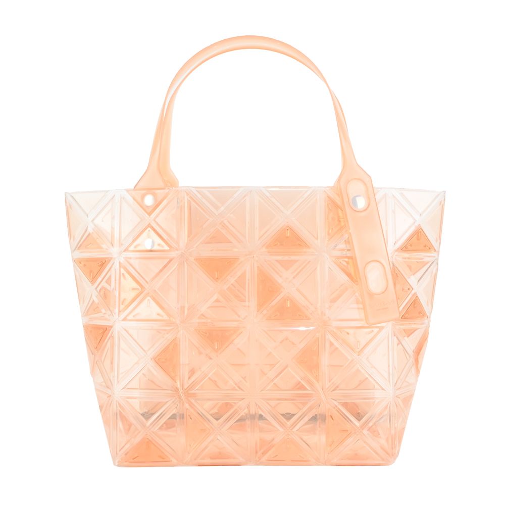 ISSEY MIYAKE 三宅一生 BAOBAO DAZZLE 4x6透明手提袋(多色選)/平行輸入/ 橙