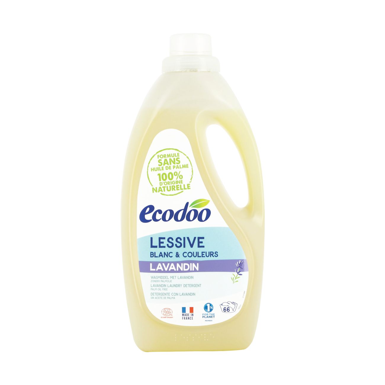 Ecodoo易可多 環保低泡沫洗衣精-薰衣草2L