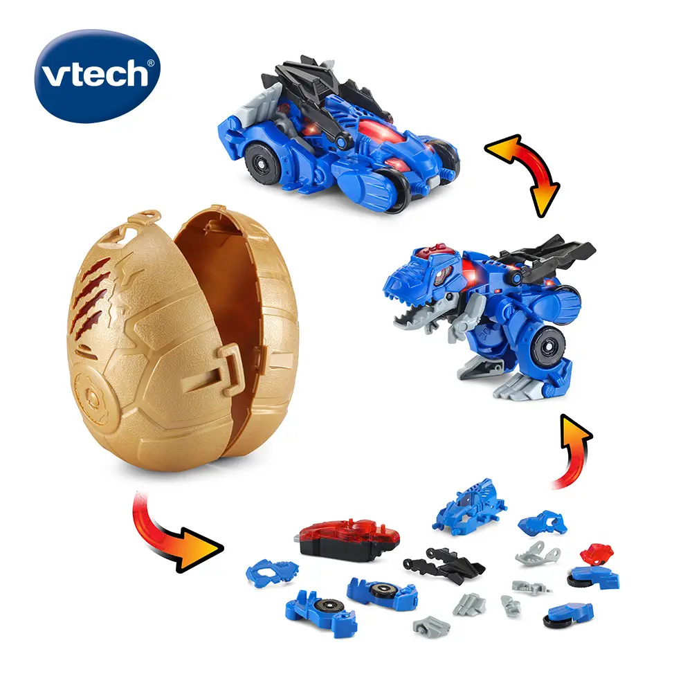 vtech 3合1聲光DIY變形恐龍車/ 霸王龍