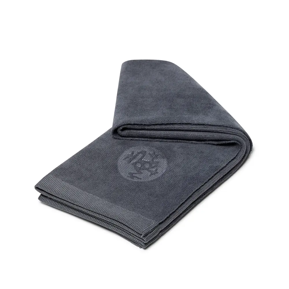 【Manduka】eQua Hot Hand Towel 加厚瑜珈手巾 - Thunder (濕止滑)