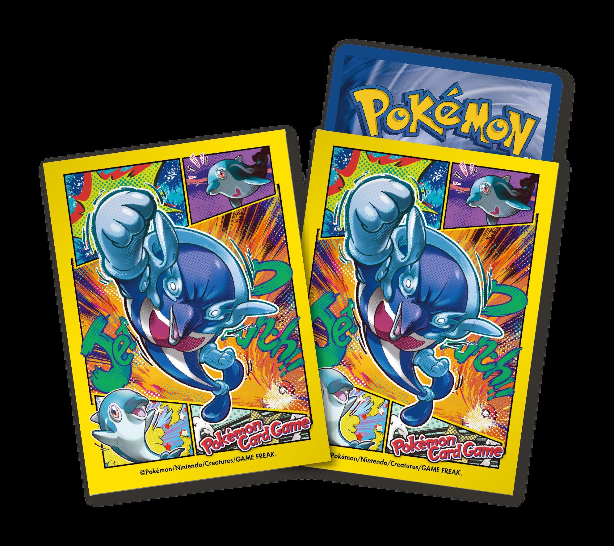 PTCG寶可夢集換式卡牌遊戲/ 寶可夢造型卡套/ 海豚俠