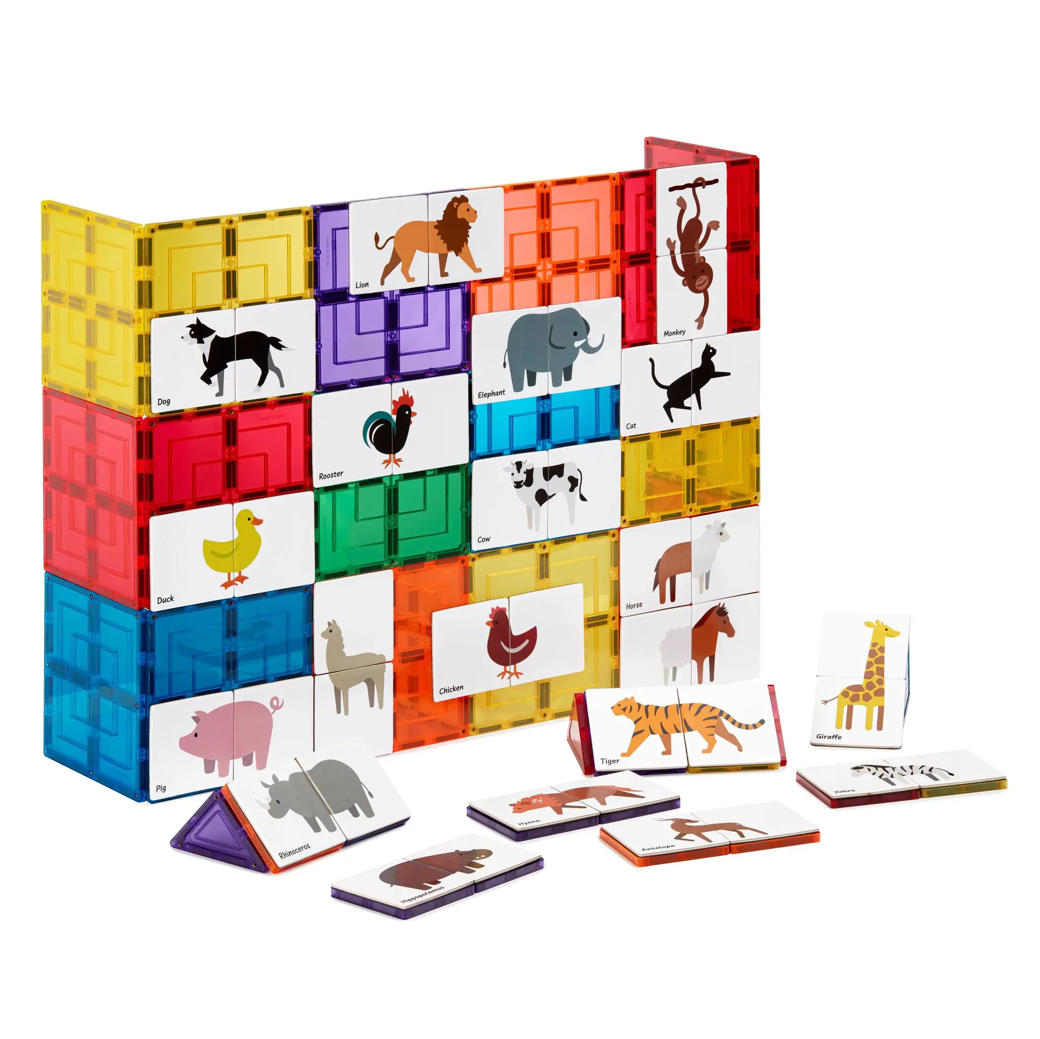 Learn & Grow動物拼圖磁片/ 40pcs