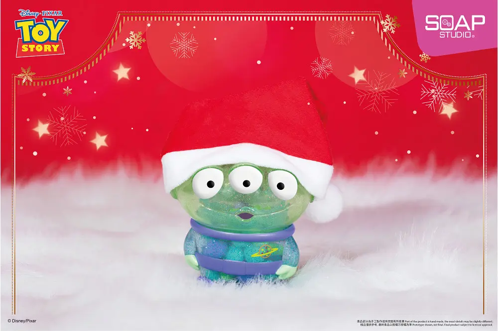 SOAP STUDIO玩具總動員Blop Blop系列公仔/ 三眼怪聖誕款/ PX045XMAS