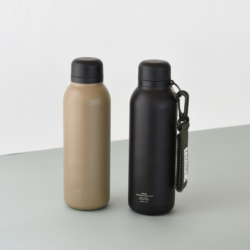RIVERS VACUUM FLASK STEM隨行保溫瓶/ 500ml/ 墨黑