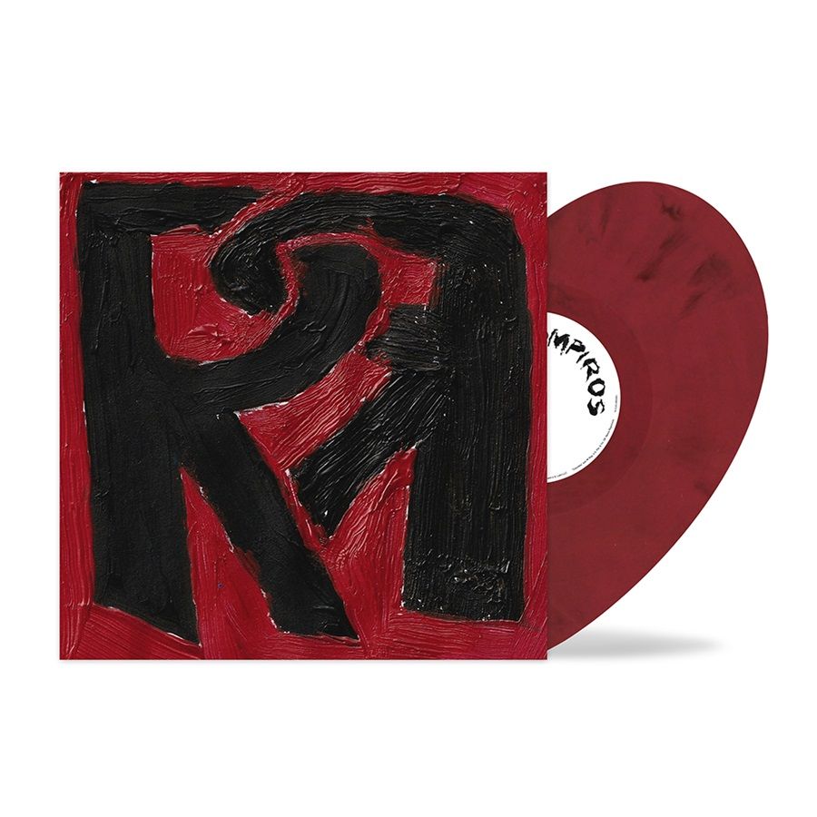 RR (Heart Shaped Red with Black Smoke Vinyl)